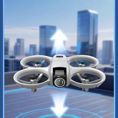 Nouveau mini drone H135 WIFI FPV Hover, caméra 4K professionnelle, lumières colorées, drone RC pliable, quadricoptère, jouet RC, cadeau