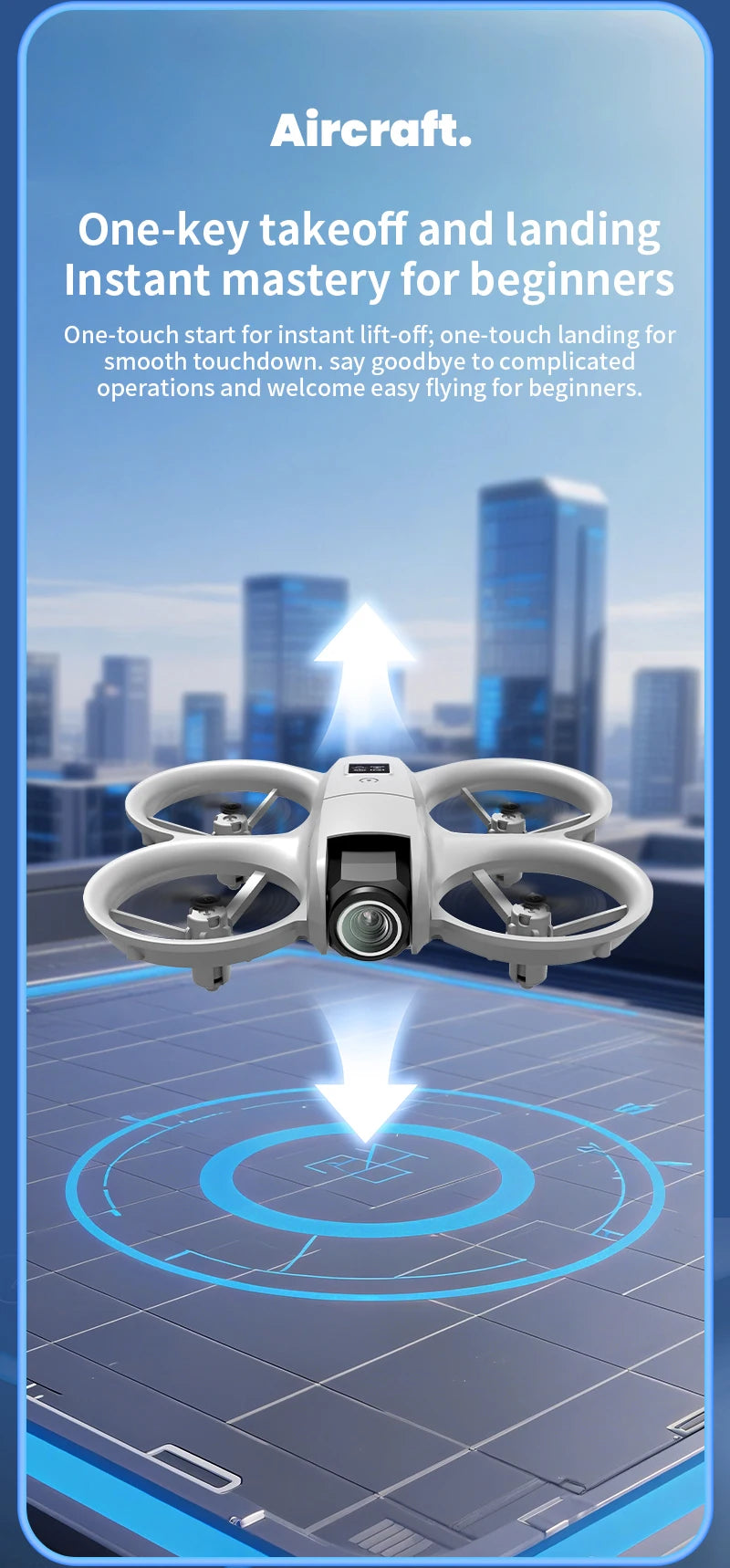 Nouveau mini drone H135 WIFI FPV Hover, caméra 4K professionnelle, lumières colorées, drone RC pliable, quadricoptère, jouet RC, cadeau