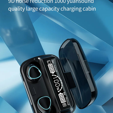 Nouveauté : Écouteurs sans fil M10, son parfait et haute qualité, idéaux pour le sport, les jeux et la musique. Écouteurs Bluetooth avec batterie externe.