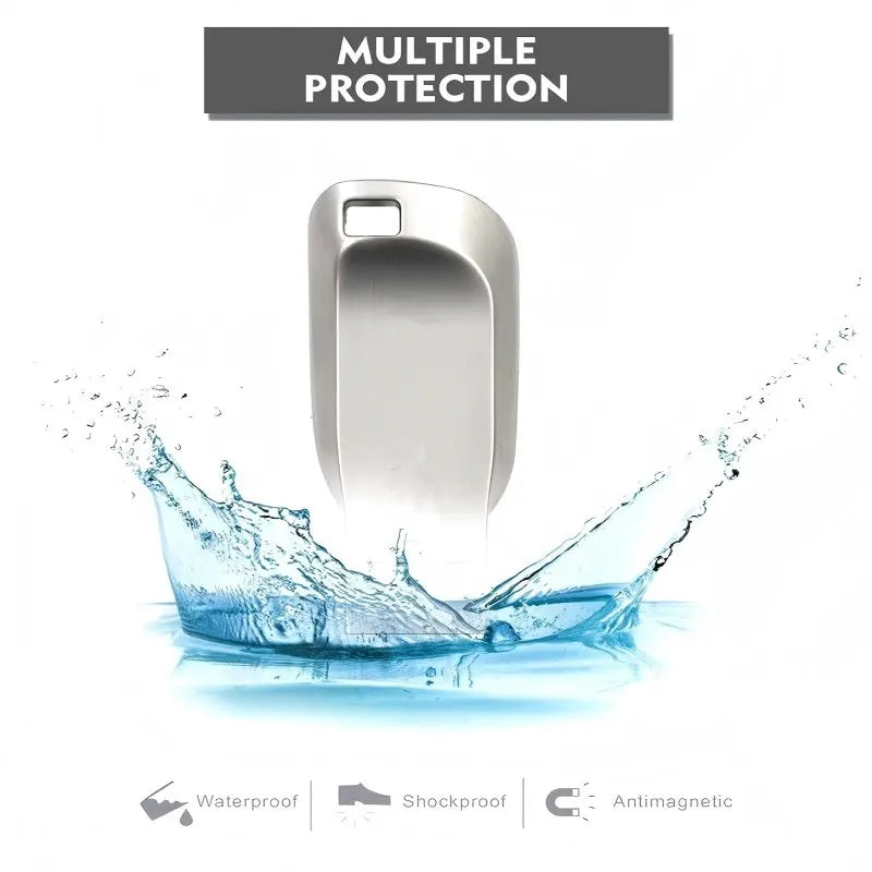 Clé USB 3.0 en métal haute vitesse, résistante et durable, disponible en plusieurs capacités : 128 Go, 64 Go, 32 Go, 16 Go et 8 Go.