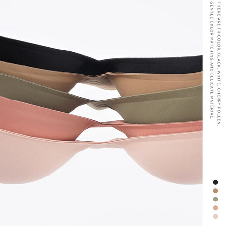 Soutien-gorge sexy sans coutures et sans armatures, soutien-gorge ajustable, sous-vêtements féminins, brassière rembourrée push-up, lingerie intime