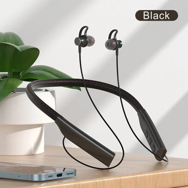 Fone Bluetooth Earphones Wireless Headphones Magnetic Sport Neckband Neck-hanging TWS Earbuds Wireless Blutooth Headset with Mic