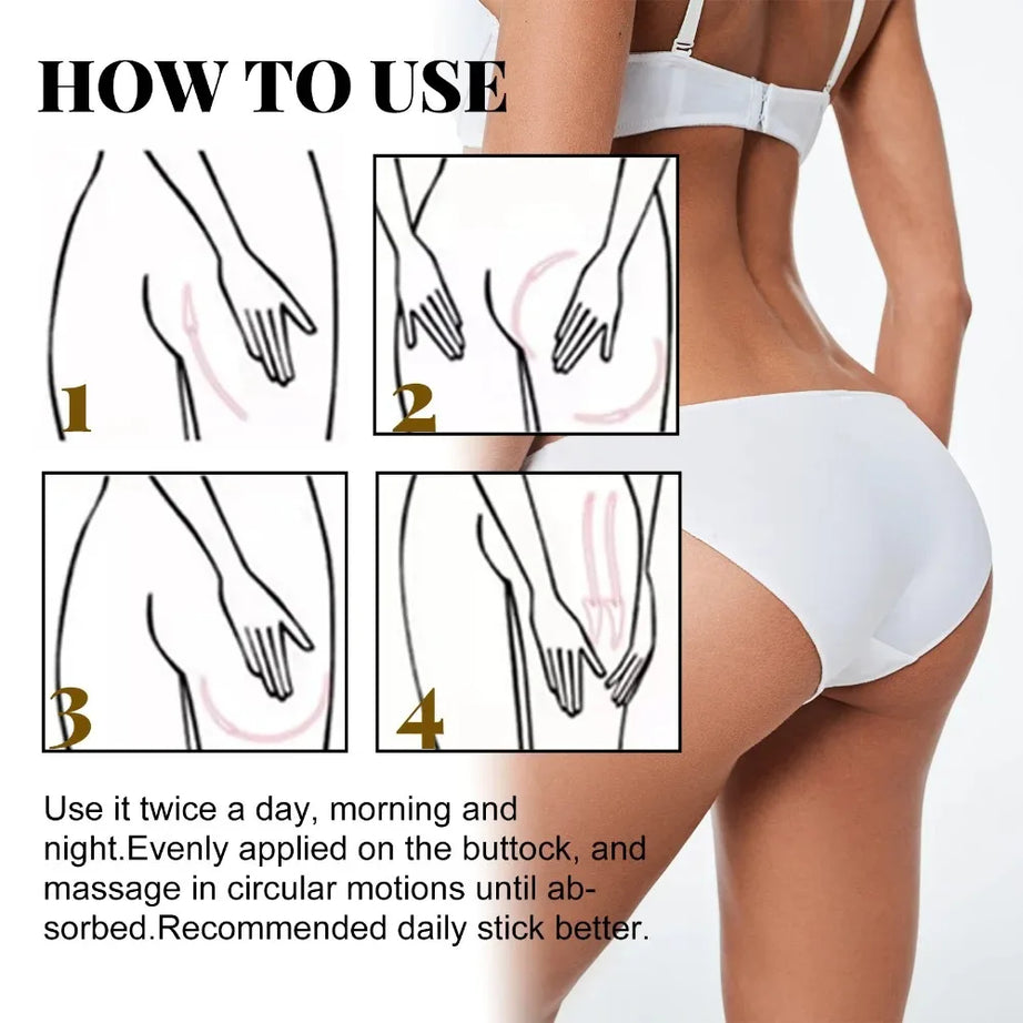Crème pour l'augmentation des fesses, rehaussement des fesses, huile essentielle raffermissante, galbe et galbe des hanches, soin du corps sexy pour femmes