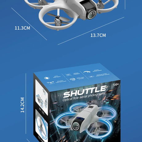 Nouveau mini drone H135 WIFI FPV Hover, caméra 4K professionnelle, lumières colorées, drone RC pliable, quadricoptère, jouet RC, cadeau