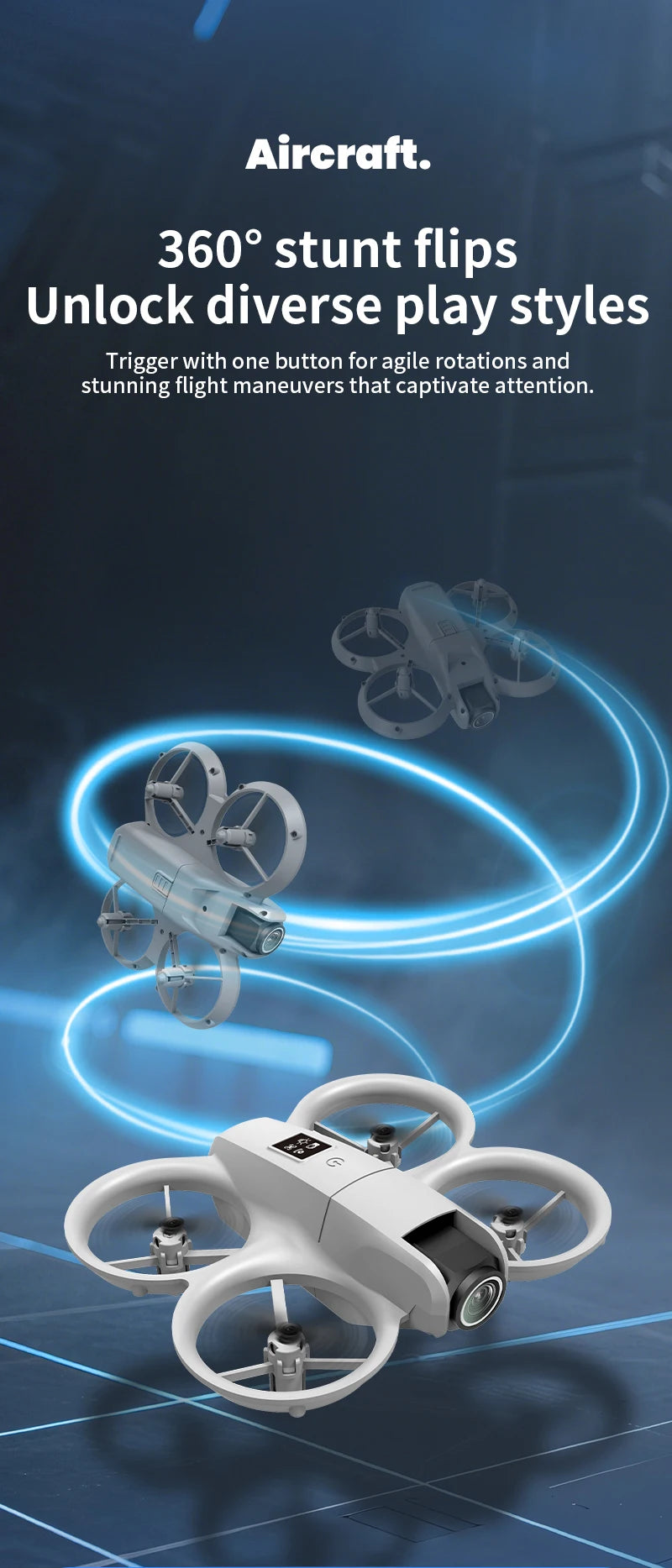 Nouveau mini drone H135 WIFI FPV Hover, caméra 4K professionnelle, lumières colorées, drone RC pliable, quadricoptère, jouet RC, cadeau